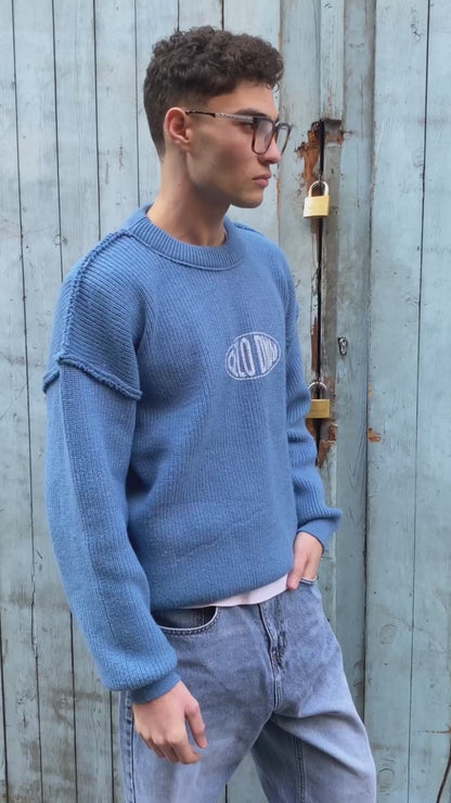 Knit Pullover - Blue