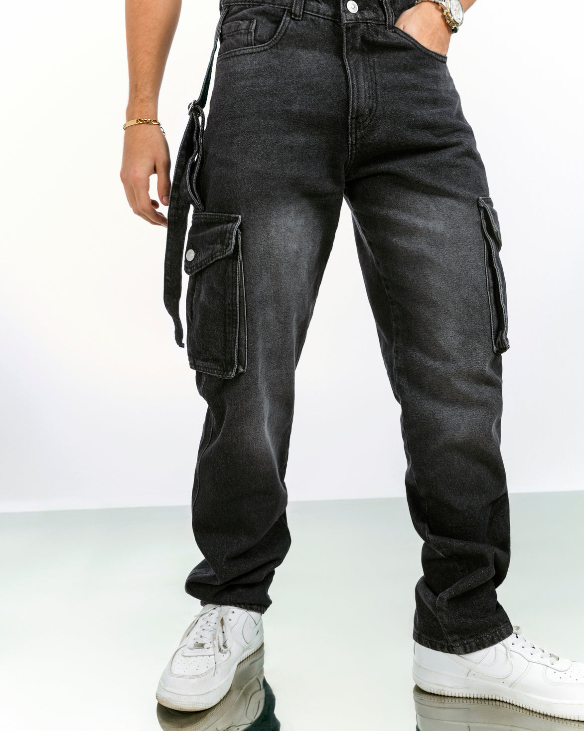 Black Washed Men’s Jeans