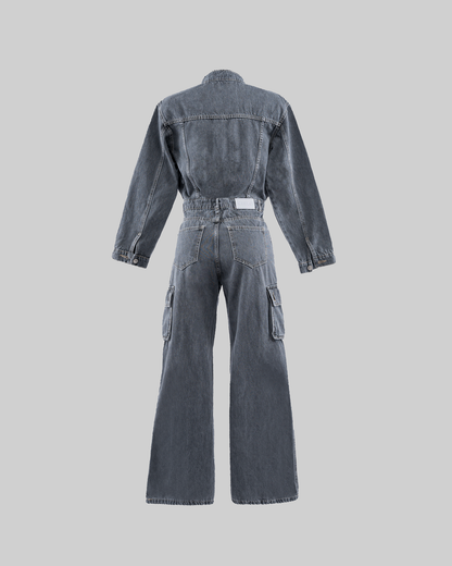 Denim Baggy Jumpsuit