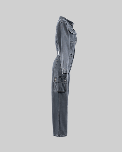 Denim Baggy Jumpsuit